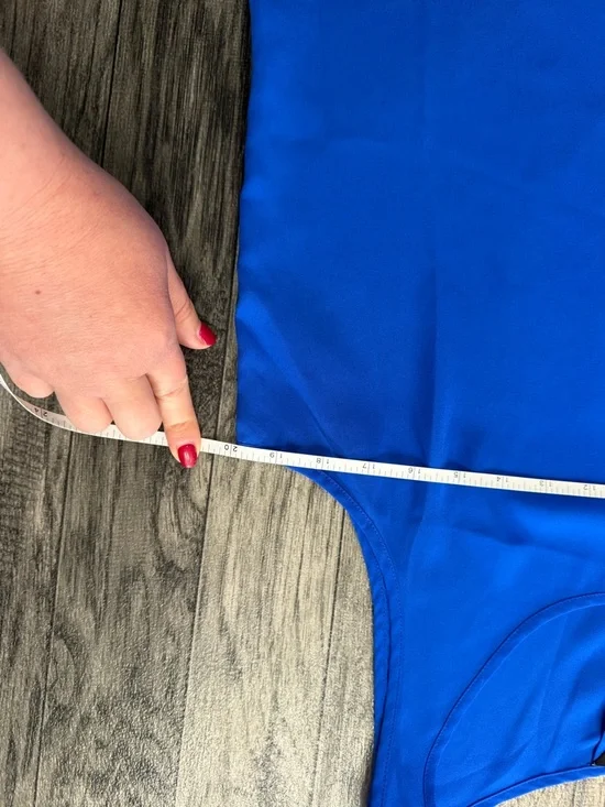 Express Women’s Royal Blue Sleeveless open back Tank Top - Picture 3 of 4